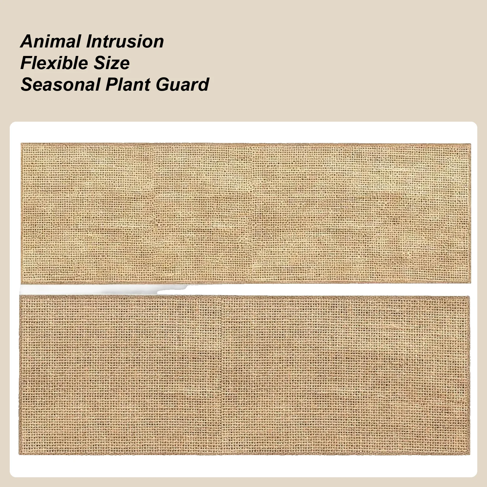 

Frost Cloths For Outdoor Plants Breathable Anti-Freeze Cloth Natural Burlap Plant Covers For Fruit Tree Vegetable Berry Bush