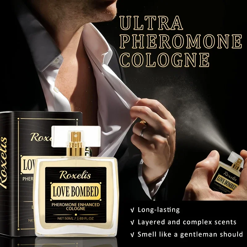 50ml Original Pheromones Perfume Hombre Body Spray Men Cologne Fragrance Lasting Attract Women Deodorants Eau De Parfum Dating