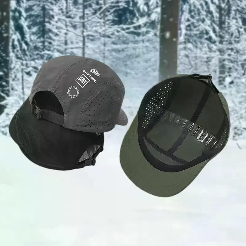 الصيف رقيقة تنفس شبكة قبعات البيسبول للرجال والنساء التخييم في الهواء الطلق الترفيه الشمس حماية التجفيف السريع المشي لمسافات طويلة القبعات