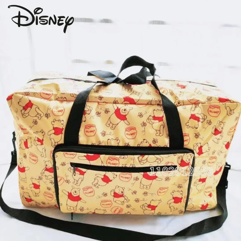 Nuevo bolso de viaje portátil de Disney, bolso de viaje de dibujos animados de marca de lujo, bolsa de equipaje multifuncional de gran capacidad, bolsa de almacenamiento