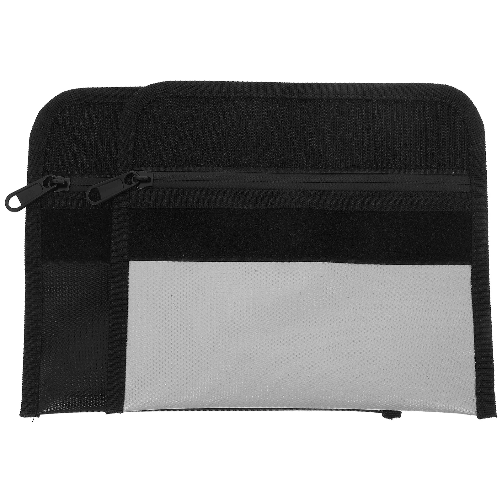 

2Pcs Fireproof Document Bag Portable Fire Resistant File Storage Pouch for Important Files Document Organizer