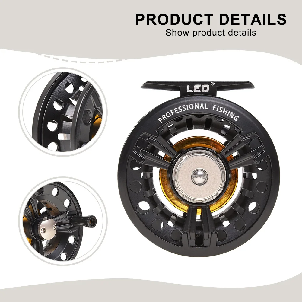 

Fishing FB-75 Alloy Fly Fishing Reel 75mm Diameter With 1.7kg Max Drag Fly Fishing Reel Replacement Accessories