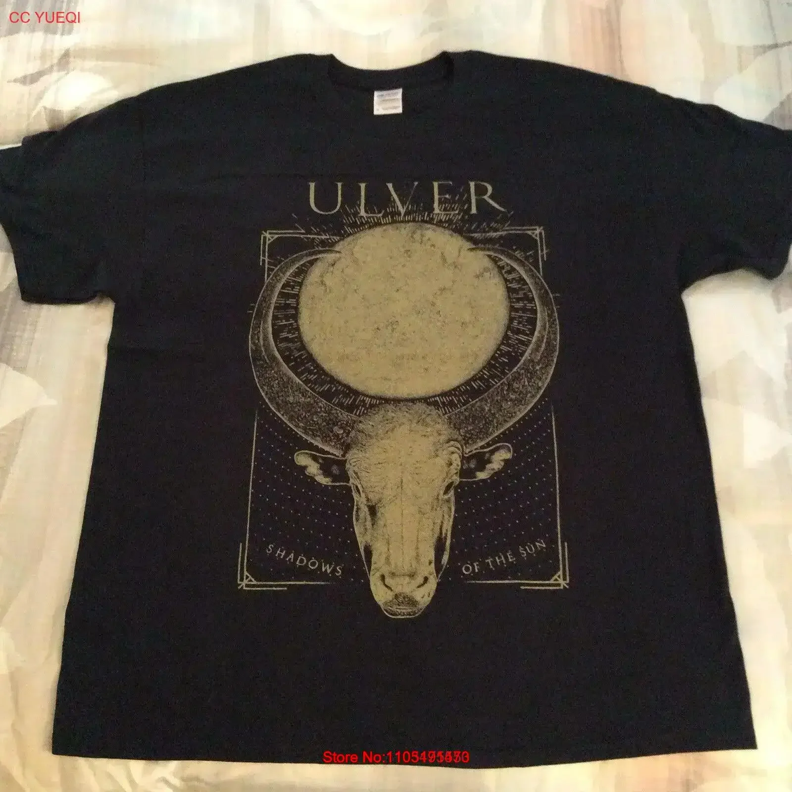 ULVER Shadows Of The T Shirt XL Azarath Chasm Inquisition Urgehal Urfaust vintage Haut délavé pour un usage quotidien Confortable