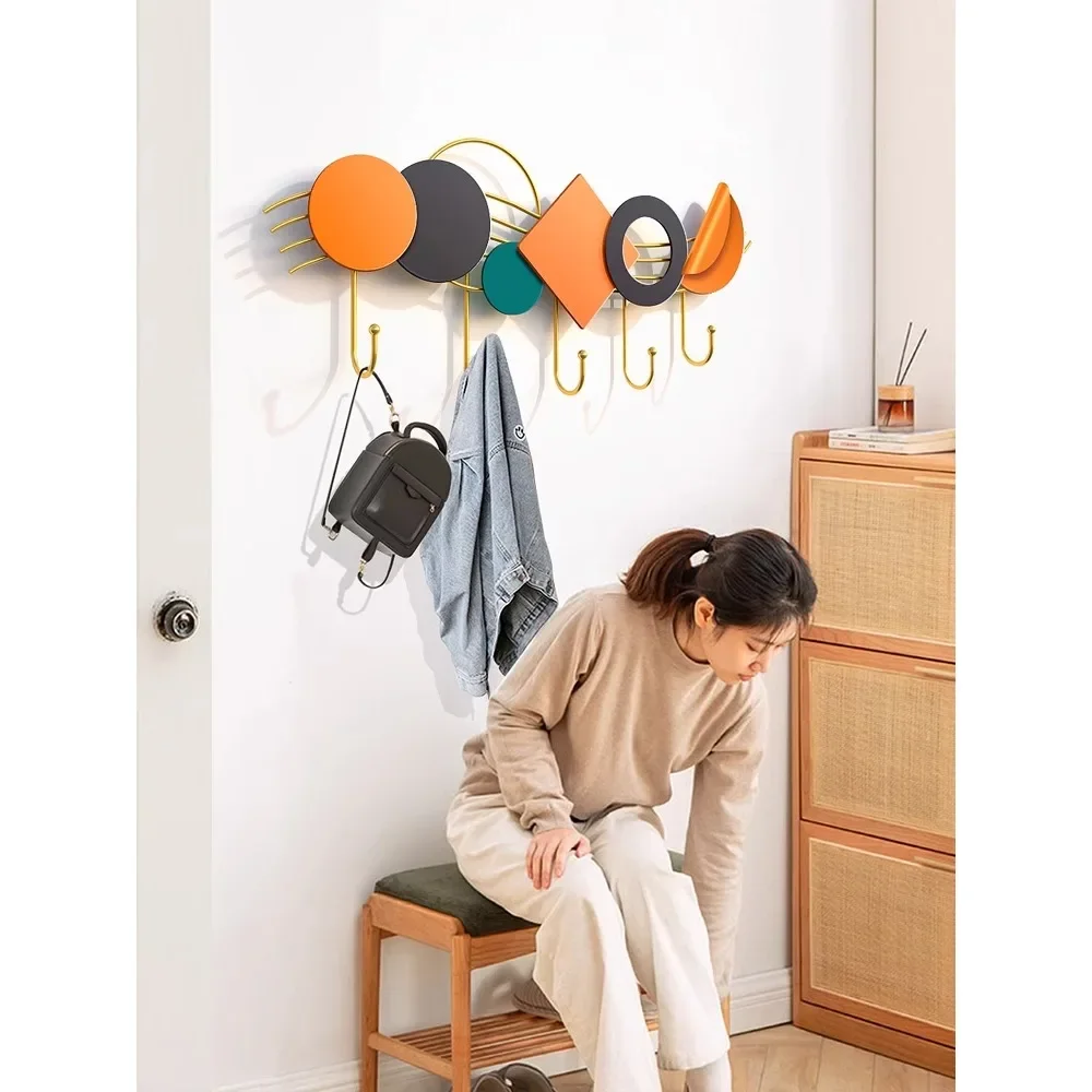 

Entrance creative hook entrance door clothes hook wall clothes rack key storage rack decorative hook