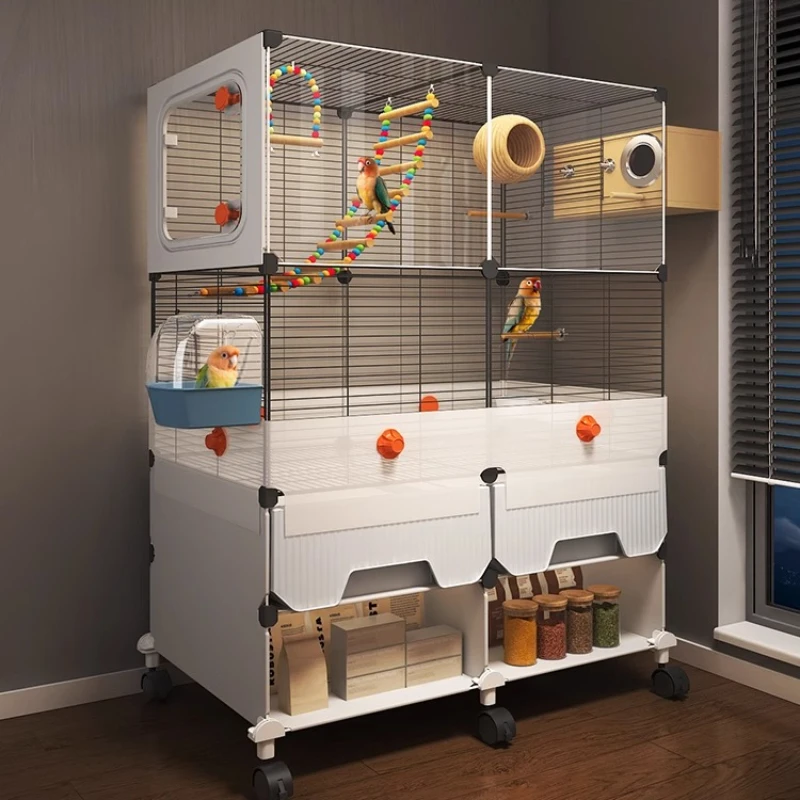 

Parrot Calopsita Cage Nurseries Birds Parrots Accessories Pigeons Big Bird Cage Canaries Lovebird Nest Seat Bird Nesting Box