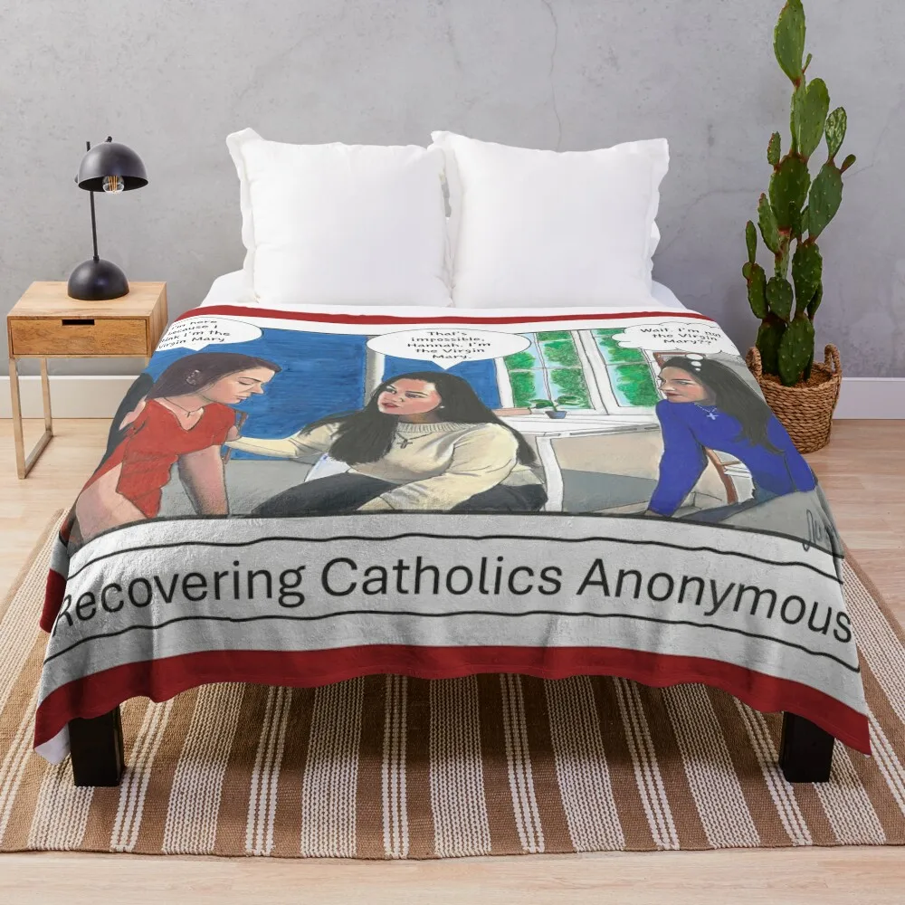 Recovering Catholics Anonymous Throw Blanket Blankets For Baby Travel Decorative Sofa Blankets