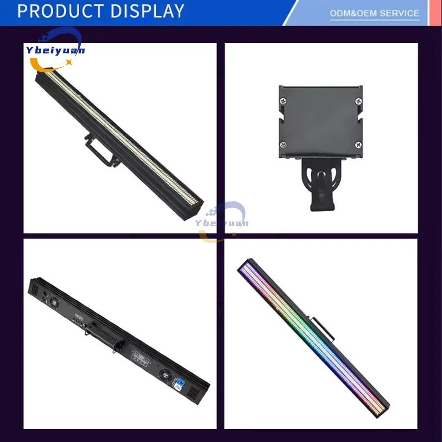 RGBW Pixel LED Strip 150W— DMX Controll Strobe, Chasing, Wash, and Wall-Washing Lighting Effects DJ Disco Club Stage Lighting