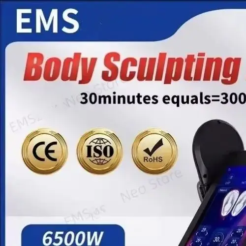 

EMS 6500W emszero Muscle Stimulator RF Body Sculpting EMS NEW Portable Machine Slimming Weight Lose Electromagnetic