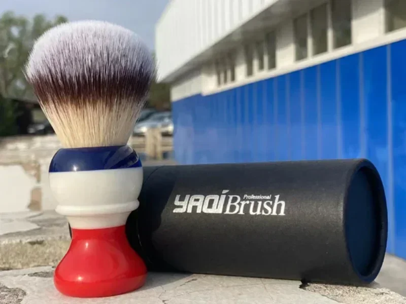2026 YAQI Freedom 24mm Synthetikhaar-Pinsel für Nassrasur, Professionelles Reise-Bartpflege-Werkzeug für Männer – Detail 17