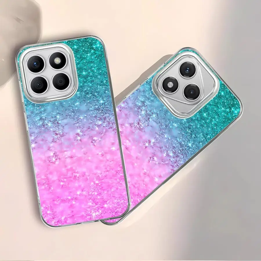 Мягкий чехол для телефона с художественным градиентом и рисунком оловянной бумаги для Honor X8b X9b X7b 200 Pro X9c X8c 400 Lite X9a X8a