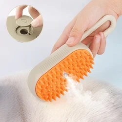 Pet Steam Brush Cat Dog Cleaning Steamy Spray Massage Beauty Comb 3 in 1 Hair Removal Grooming Supplies Pets Cat Accessories