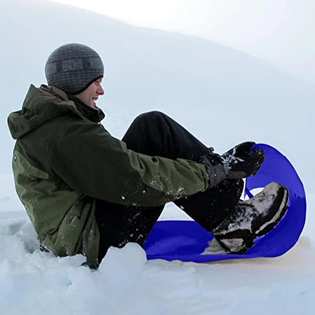 Children Funny Sled Kid Winter Sliding Snow Sled Lightweight Outdoor Rollable Skiing Board Kids Skiing Kid Winter Toy