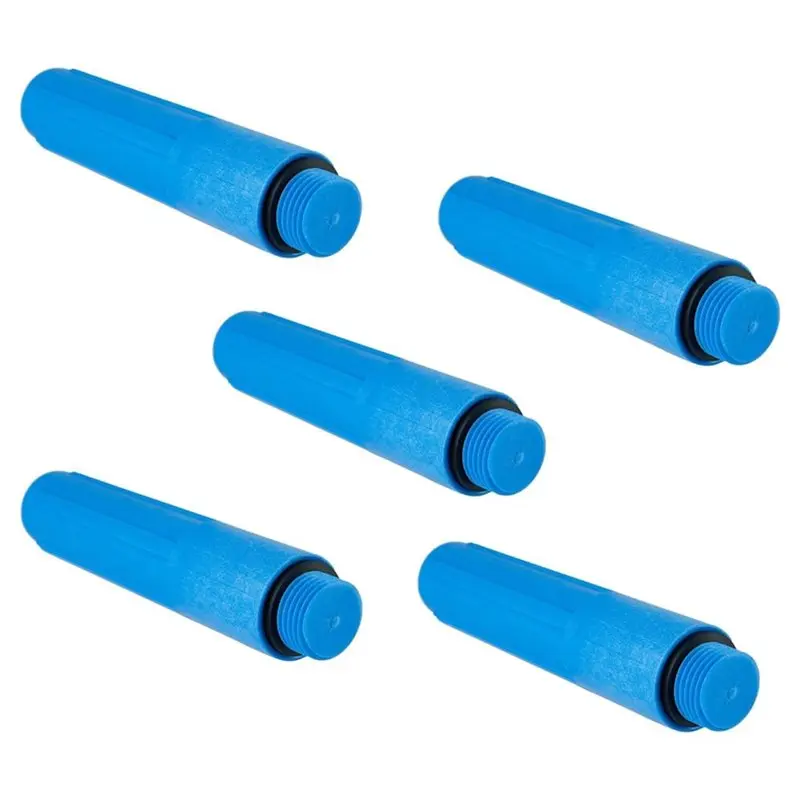 A96K-For Installation Pressure Test Plug 1/2" MNPT 5-Pack For Bathroom Shower, Reusable For Bathtub