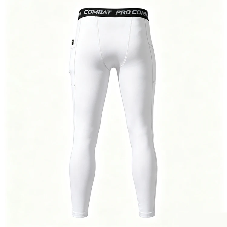Professionelle Kompressionshose für Herren, Trainings-Gym-Leggings mit Taschen, Laufhose, Fitness-, Basketball-, Jogging- und Workout-Hose – Detail 14