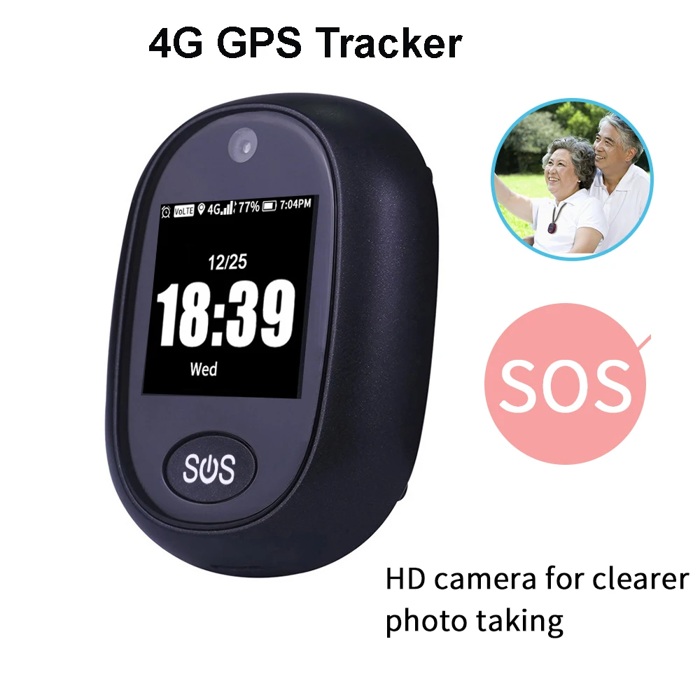 2026 Elder Smart GPS Tracking Watch Pendant V45 4G GPS Personal Tracker Alarm Talking Clock Waterproof IP67 SOS Help