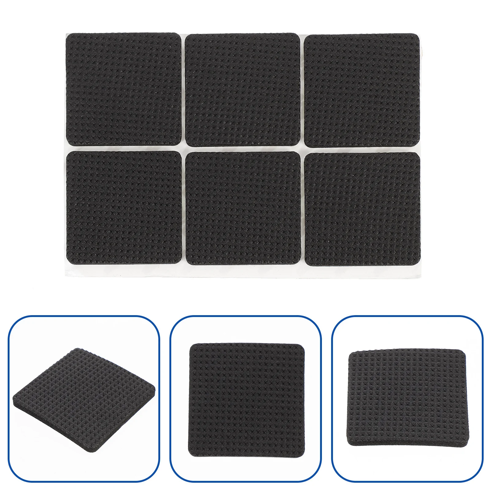 

54Pcs Chair Leg Protectors Non-Slip Table Feet Mats Eva Covers Furniture Pads for Floor Protection Bedroom Living Room