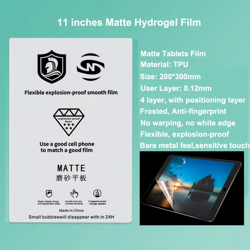 VORMIR 10 szt. Folii Ochronnych na Ekran do Plotera Tnącego, TPU Hydrożelowe Miki na iPad Air Pro Laptop, Folię Ochronną — zdjęcie produktu 3