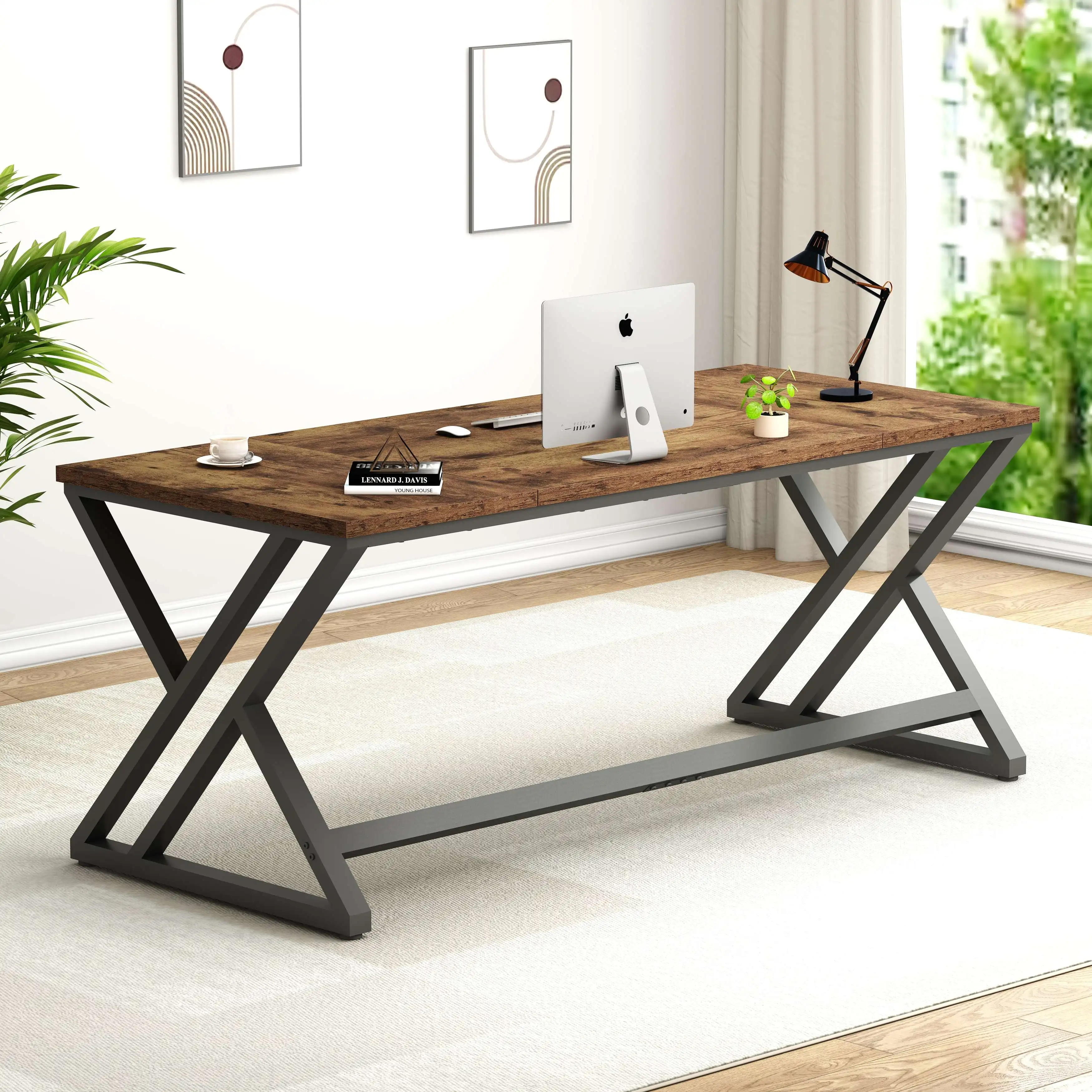 xx-Contemporary Luxury Adjustable Wooden Computer Desk Modern Modular Study Table Luxury Long Gaming Accessories for Office*