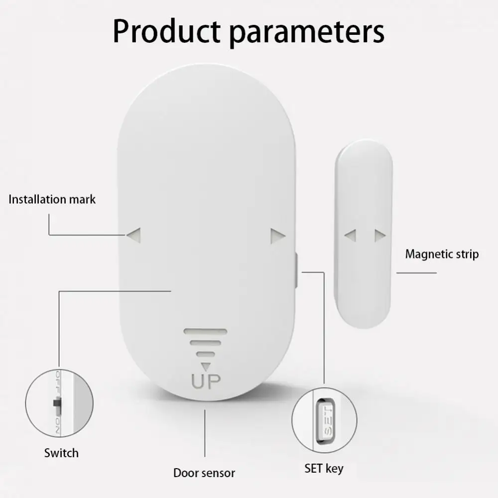 Deur En Raam Anti-Diefstal Alarm Huishoudelijke Multifunctionele Deur Magnetisch Alarm Hoge Decibel Anti-Diefstal Alarm Slimme Deursensor
