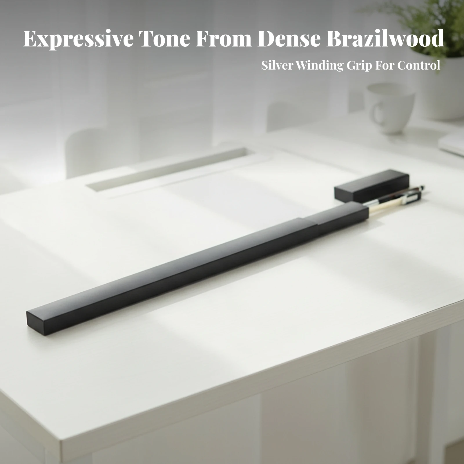 4/4 Violin Bow Balanced Full Size Violin Bow Easy Control Lightweight for Violinists, Practice, Lessons