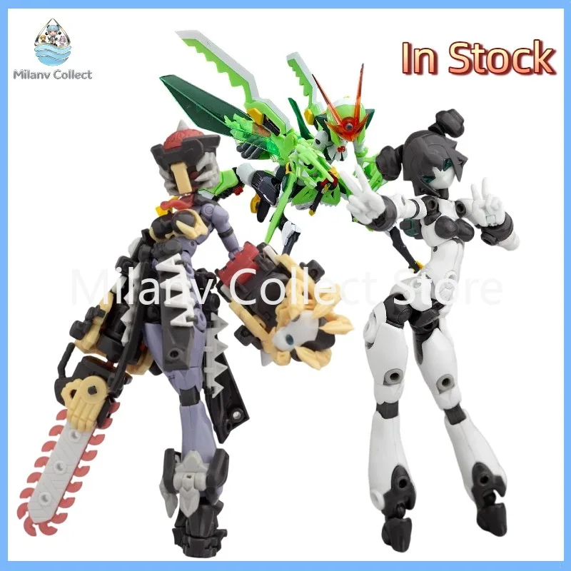 

Qunwork Studio Gene Interference Series Zombie Mantises Domin 02 Action Figure Mecha Girl Assembly Model Kit with Joint Movable