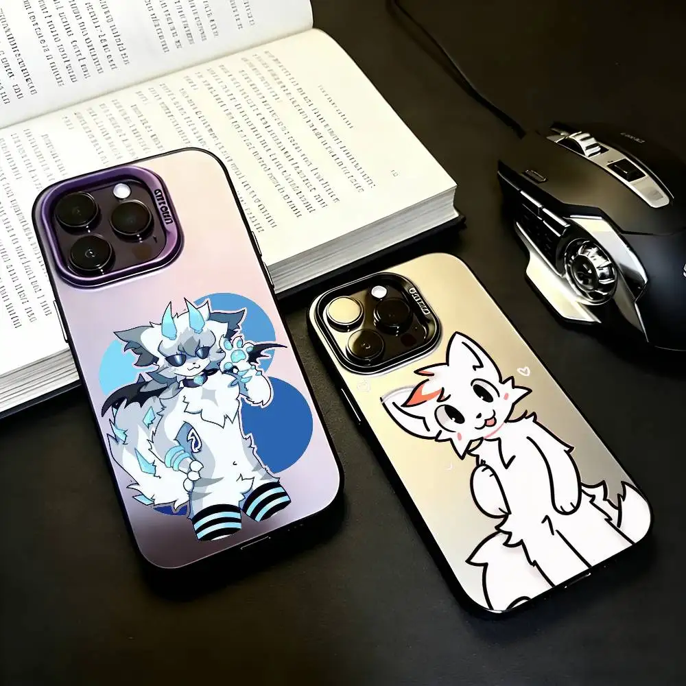 

Cute A-Boykisser Cartoon Phone Case For iPhone17,16,15,14,13,12,11 Plus,Pro Max Black Candy silver phone case