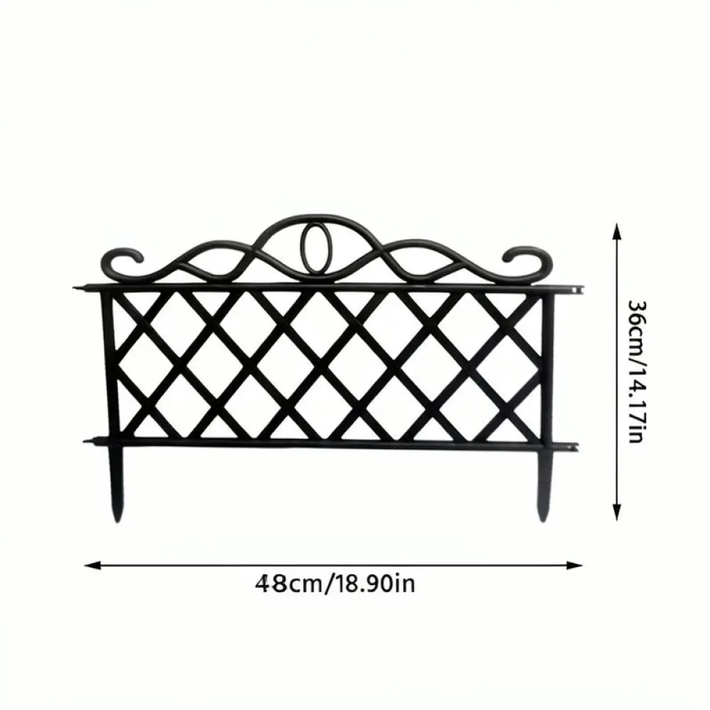 Landscape Garden Fence Plastic Lawn Edging Outdoor Decorative Barrier For Flower Bed Yard Pathway Boundary