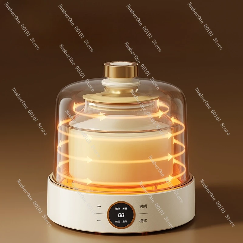110V volt glass yogurt machine multi-function cup liner intelligent constant temperature automatic
