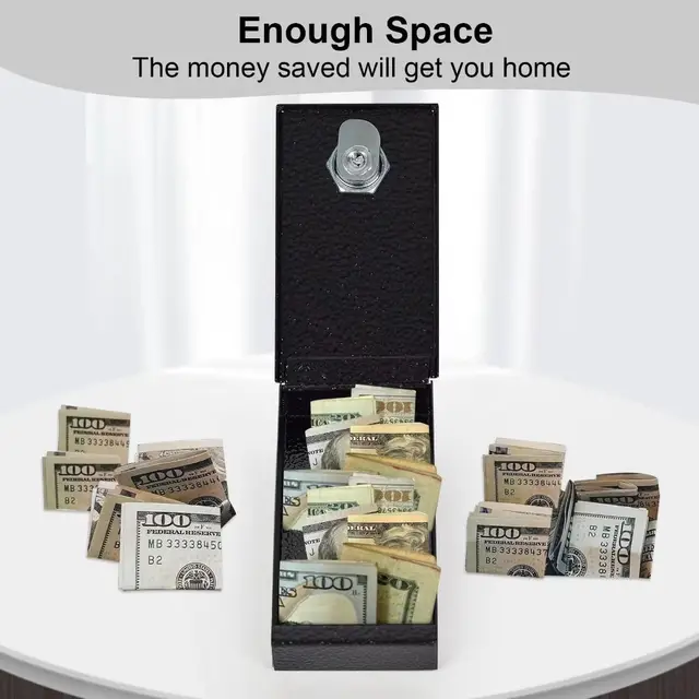 New Metal Cash Box with Key Reusable Winner Bank Pocket Sized Mini Lock Box 2 New Metal Cash Box with Key Reusable Winner Bank Pocket Sized Mini Lock Box 2