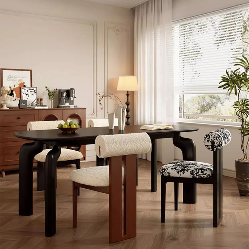 Vintage Wooden Dining Chairs Party Accent Events Ergonomic Dining Chairs Designer Lounge Unique Portable Silla Home Furniture