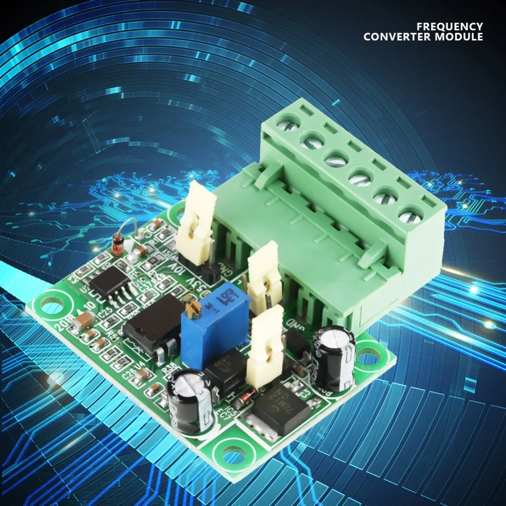 0-10 كيلو هرتز إلى 0-10 فولت وحدة محول مع عزل 5*4.4*1.6 سنتيمتر تردد إلى محول جهد كهربي تردد وحدة محول جهد كهربي #4