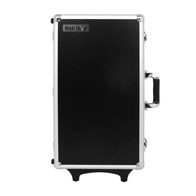 Guitar Effects Pedal Trolley Case Theft-proof Bump-proof Durable Movable Guitar Effects Pedals Musical Instrument Accessories