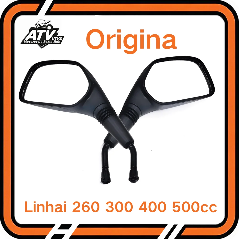

1Set Origina Rear View Mirror Left and Right For Linhai 260 300 400 500 260cc 300cc ATV Quad For EUROPE 30117 30118