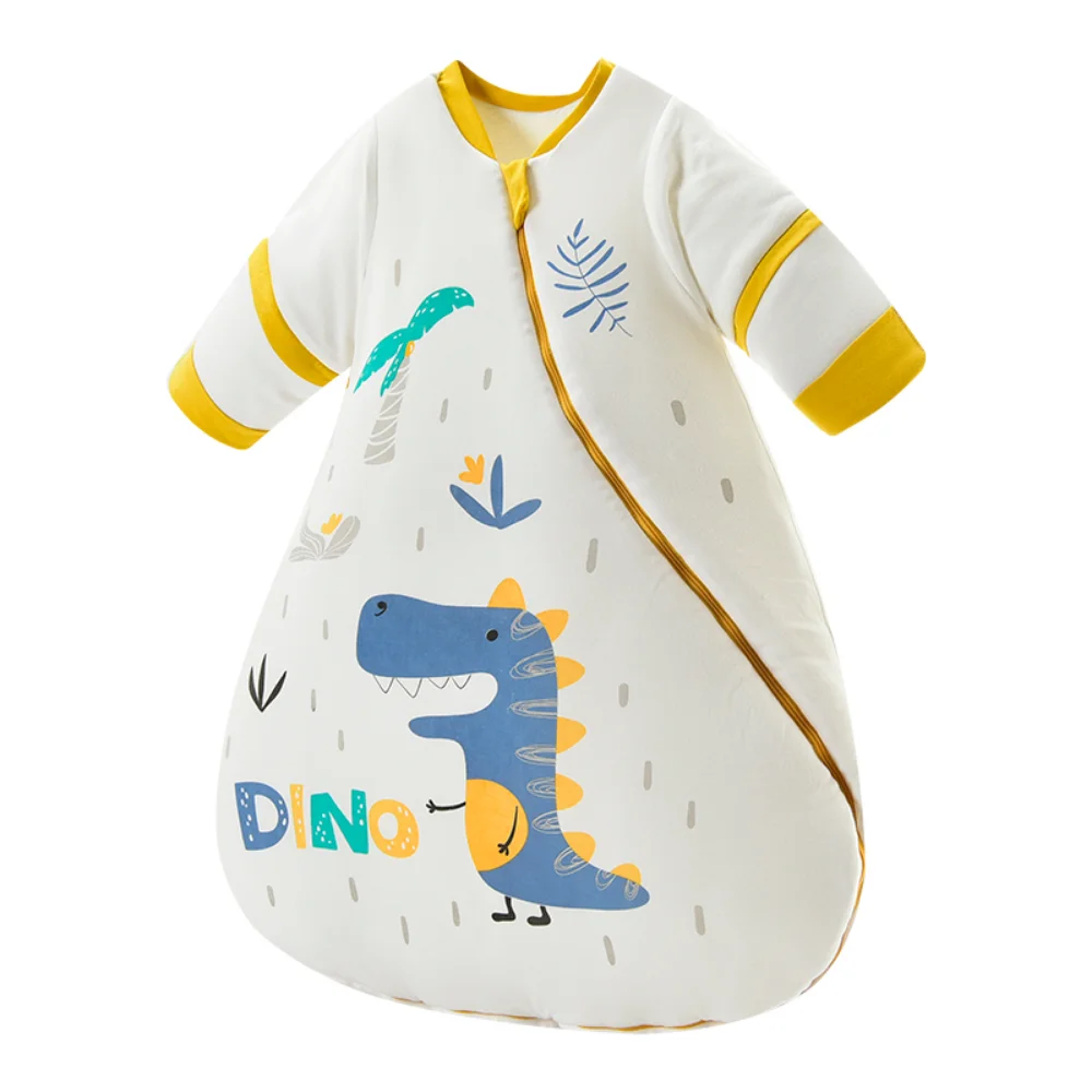 

Высококачественные детские спальные мешки на осень и зиму, съемный рукав, утолщенный, 100% хлопок, стеганый, очень мягкий, для детской коляски