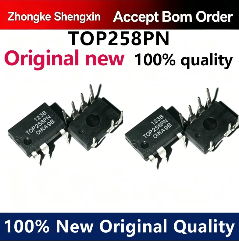 （5pcs-10pcs）Brand new original genuine TOP258 TOP258PN direct insertion DIP power management chip