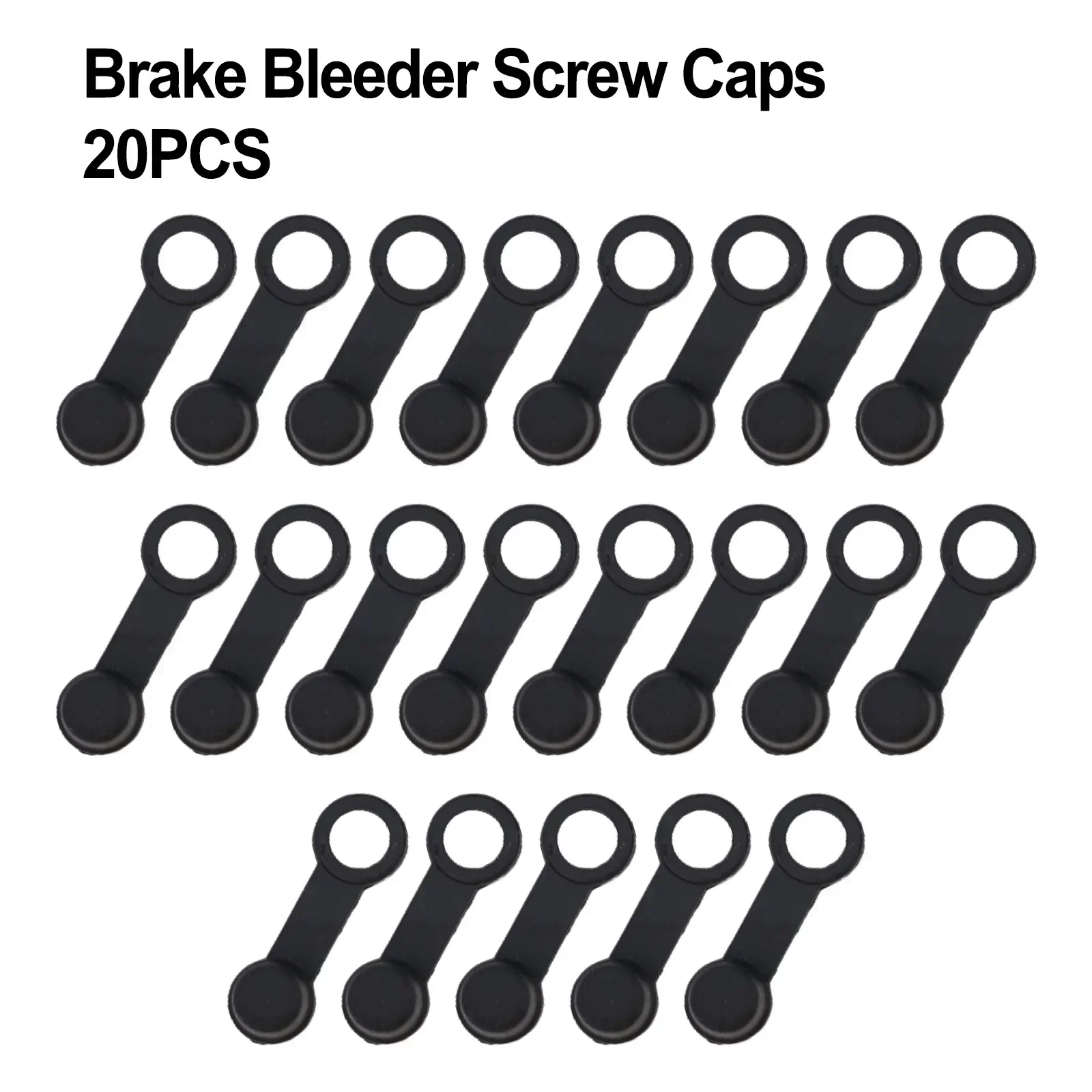 

20/30/40PCS Brake Caliper Bleeder Screws Cap Pumps Covers Cap Rubber Cover For Motorcycles Cars Grease Zerk Fitting M6/M8/M10