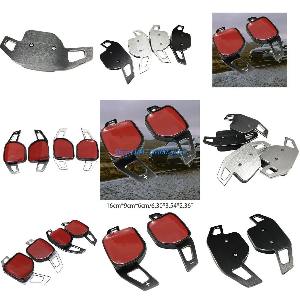 

y1gd Paddle Shifter Extension Aluminum Steering Wheel Shift Extended Covers for A1 2pcs Durable
