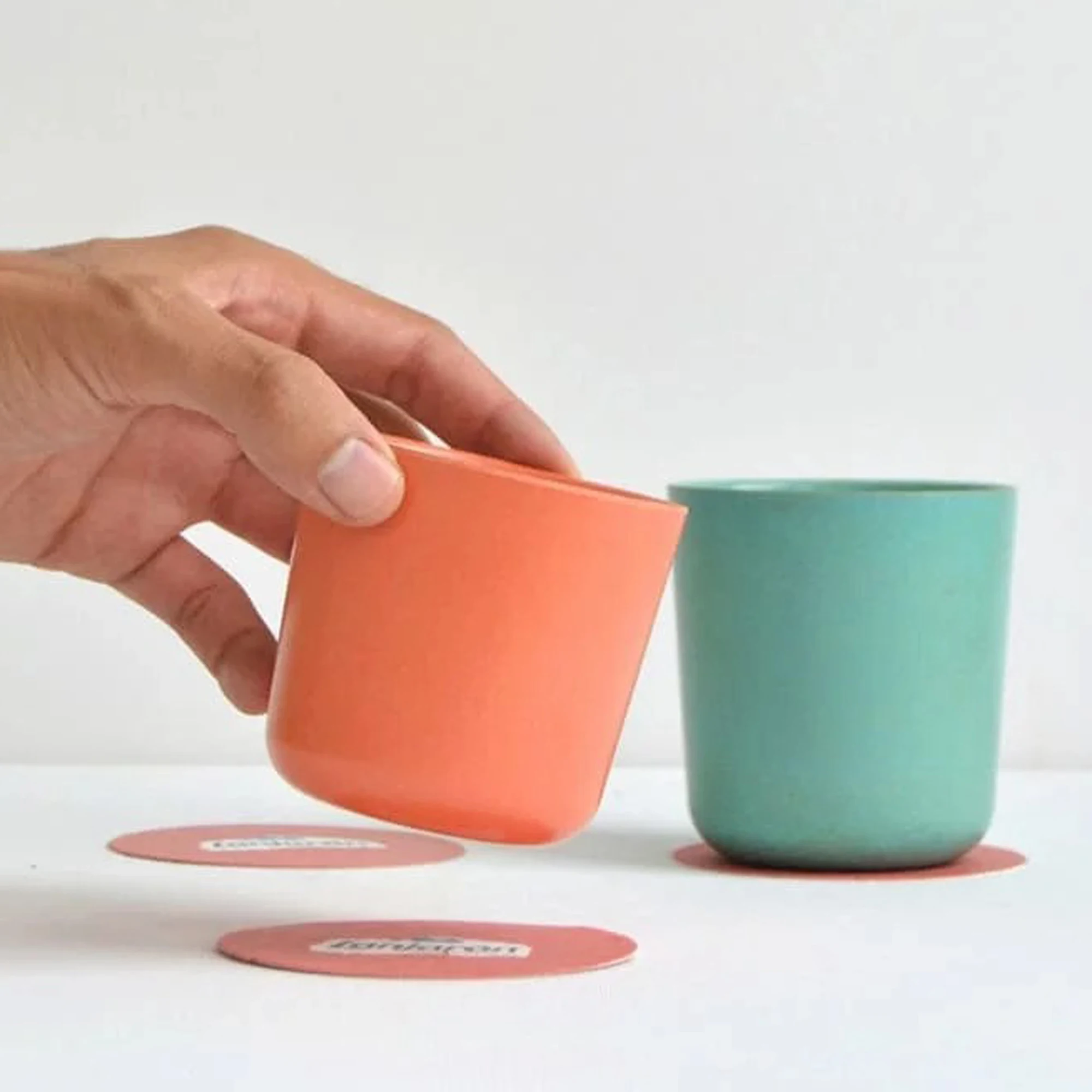 200PCS Customized Content Personalized Logo Paper Bar Hotel Coffee Milk Tea Beverage Disposable Hot Drink Coaster