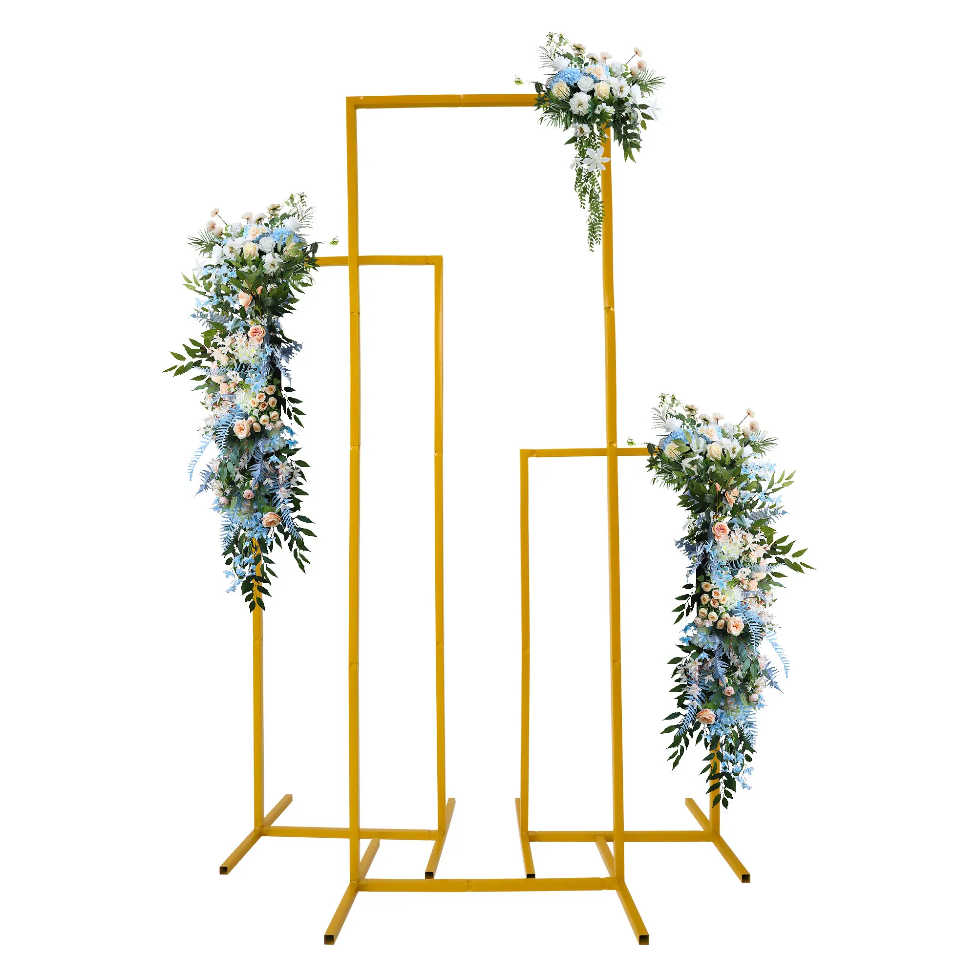 

Wedding Arch Used for Ceremony Square Bracket Anniversary Celebration Birthday Party Rectangular Backrest Bracket Shower Decor