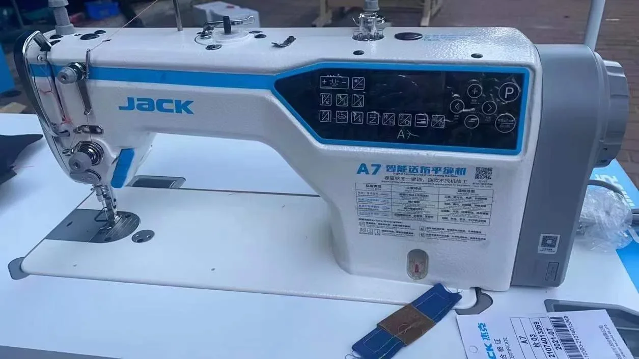 Factory Price Latest Automatic Jack A7 Sewing Machine Industrial Sewing Machine from China Computerized 46 HIGH-SPEED