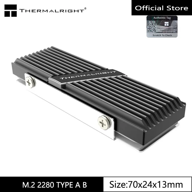 

Thermalright TR-M.2 2280 Type A G solid-state hard disk radiator sheet aluminum alloy SSD vest