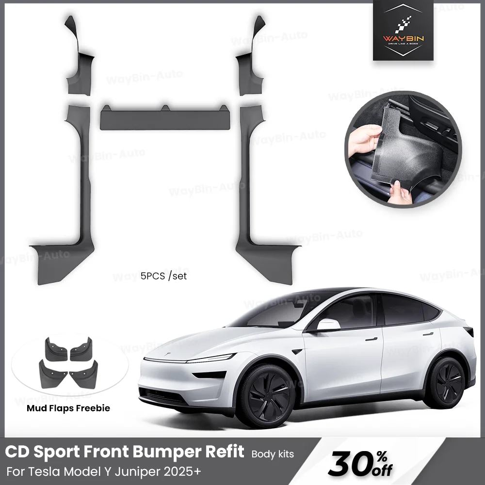 

5Pcs Door Sill Protector Cover For Tesla Model Y Juniper 2025+ Front Rear Anti-Scratch Anti-Kick TPE Guard Interior Accessoires