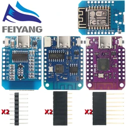 WeMos-Carte de développement D1 Mini Pro V3.0 NodeMcu, 4 Mo/16 Mo octets, Lua WIFI, Internet des objets, basée ESP8266 CH340G, V2