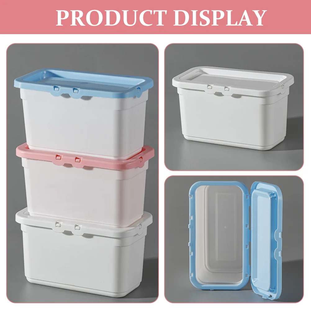 Lid Laundry Boxes Storage Box Detergent Dispenser Boxes Organization Bucket Bin Chic Detergents Pp Holder