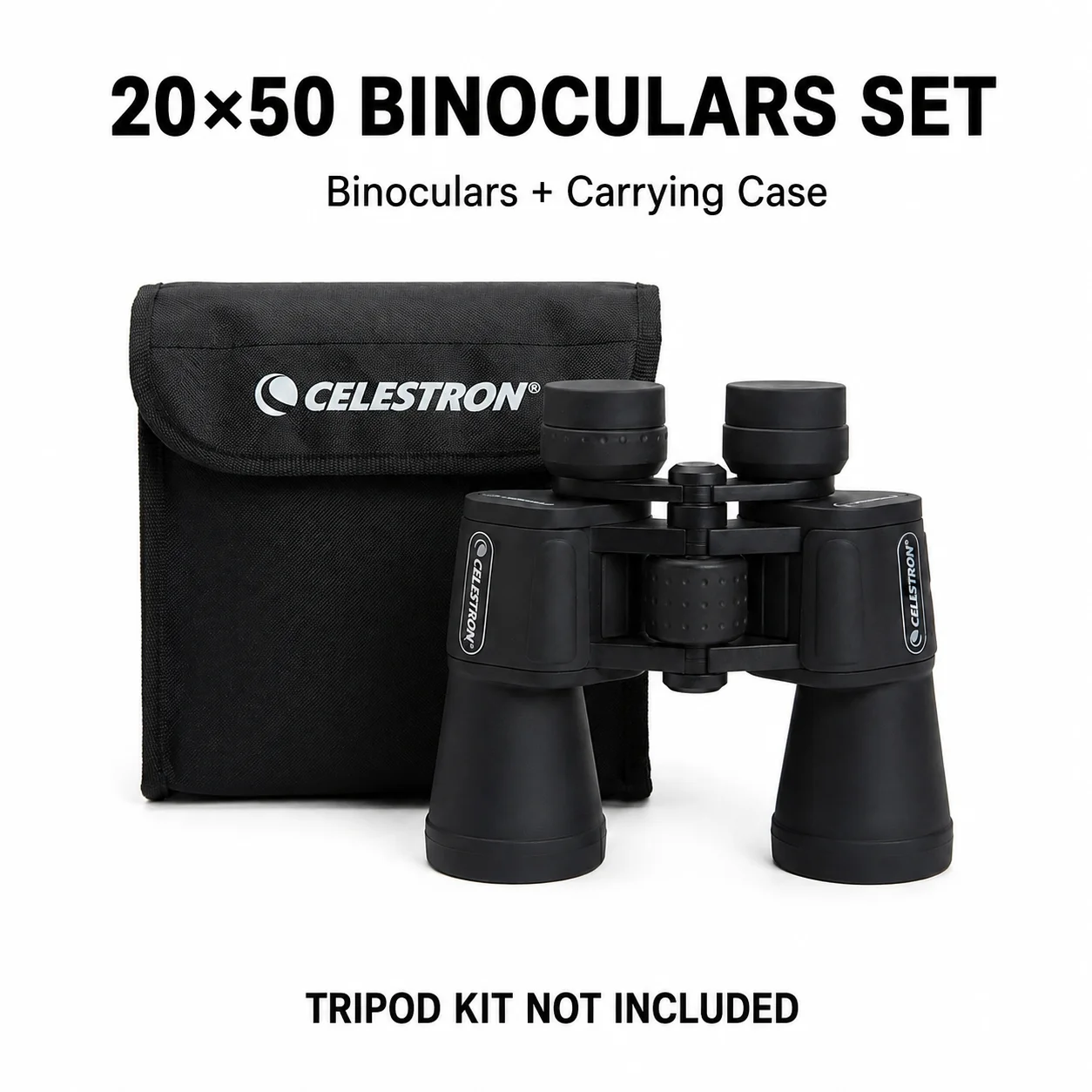 Celestron UpClose G2 20x50 verrekijker Optionele statiefset Lange afstand voor vogels kijken, jagen, concerten, sport en buitenactiviteiten
