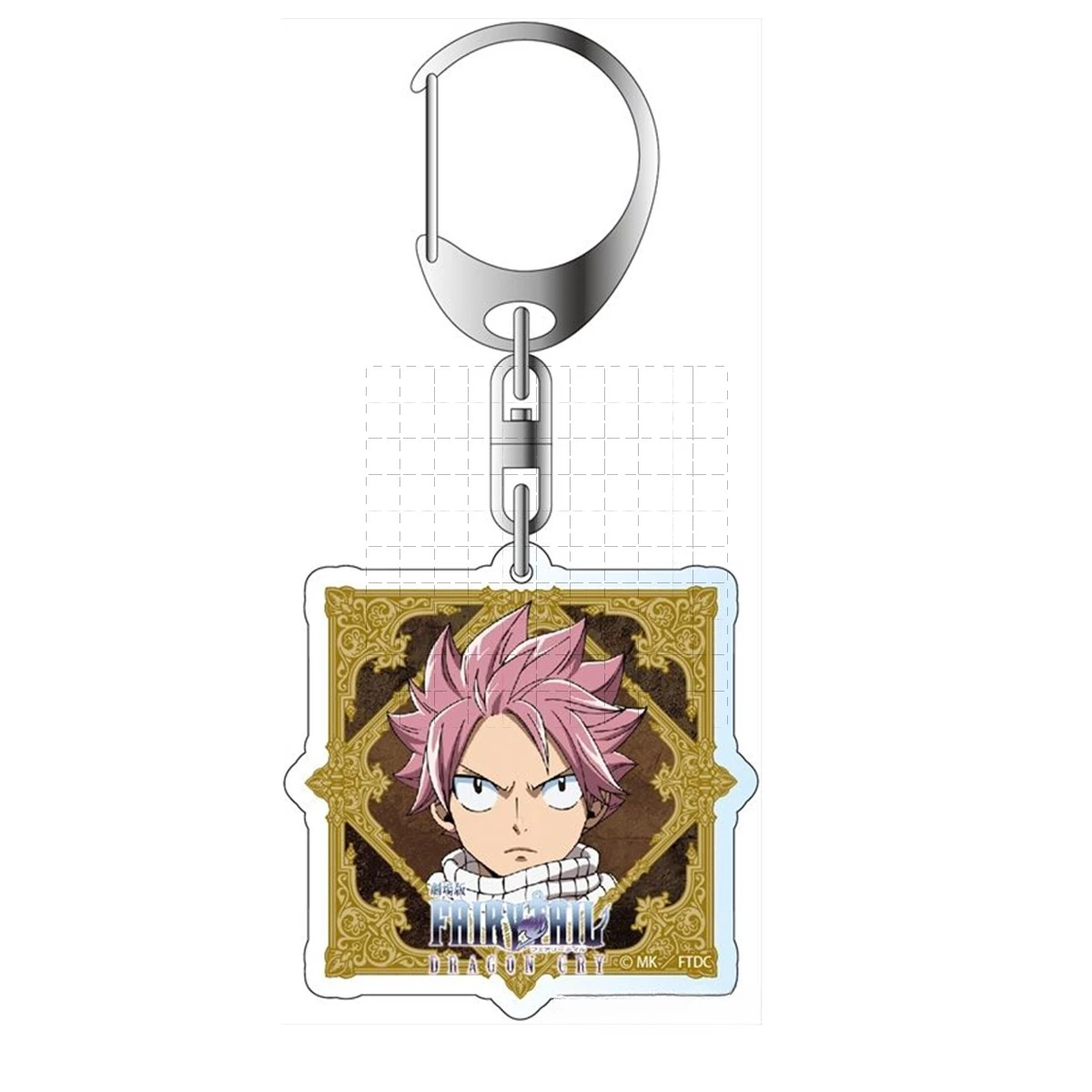 Game Mavis Vermilion Natsu Dragneel Lucy Erza Happy Gray Keychain Doll Anime Acrylic Keyring Bag Pendant for Gift