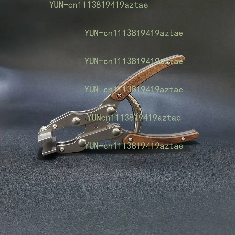 Nattools Leather Flat Pliers Stainless Steel Professional Handmade DIY Craftsman LeatherCraft Parallel Clamp Tools