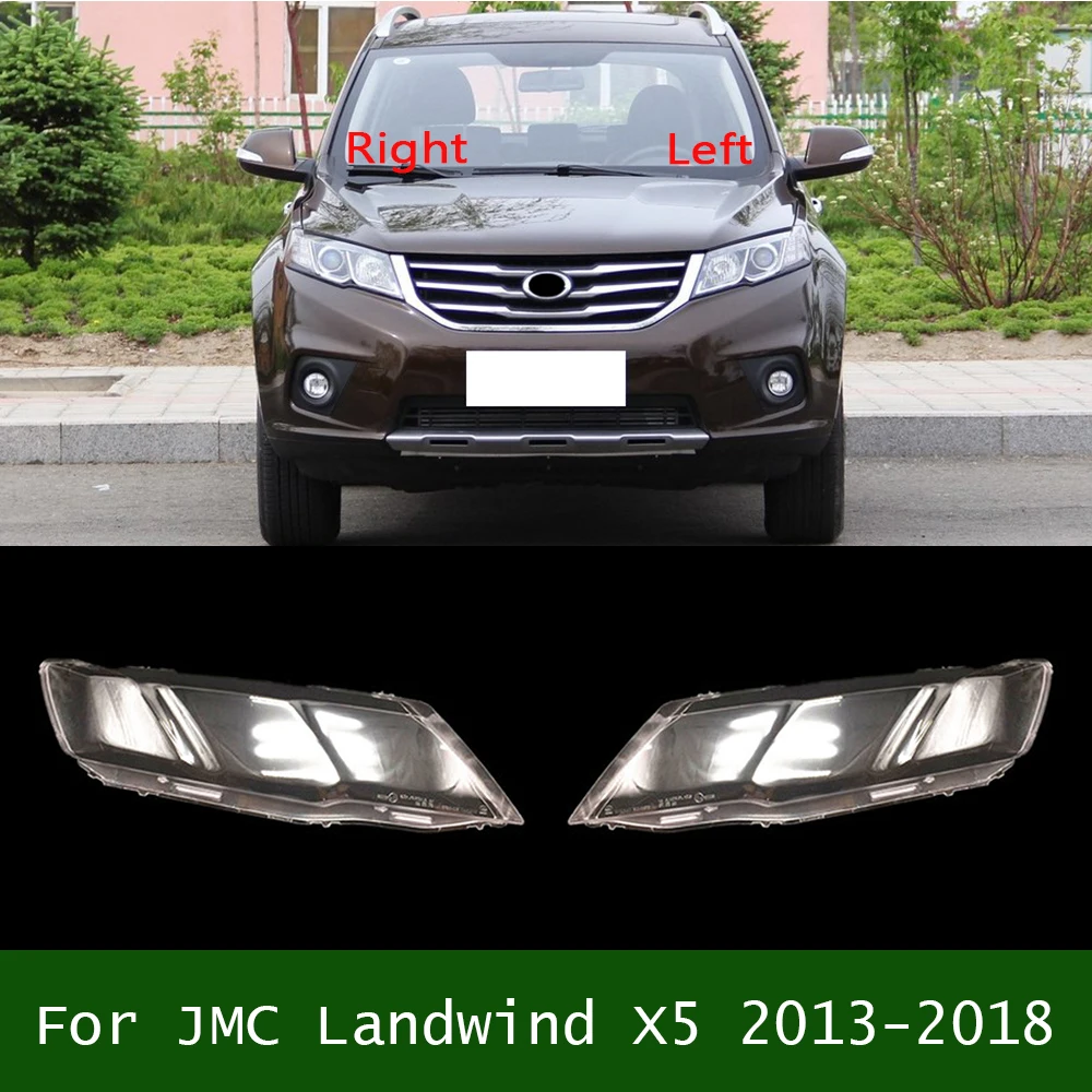 

Чехол для автомобильной фары для JMC Landwind X5 2013-2018 Depan Lampu Depan Kaca Lampu