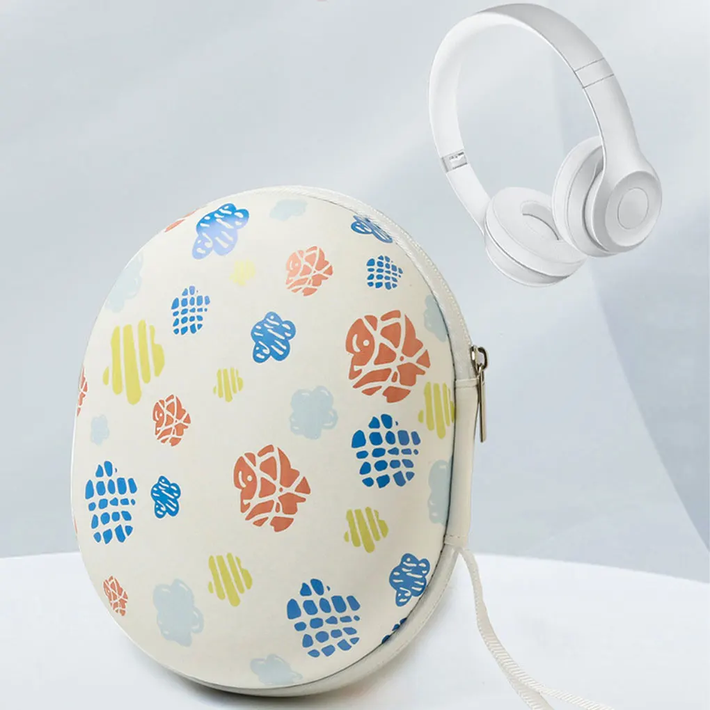 Small Earphone Storage Bags Hard Shell Data Cable Organizer Bag Mini Tech Gadgets Portable Case Charger U Disk Zipper Pouch