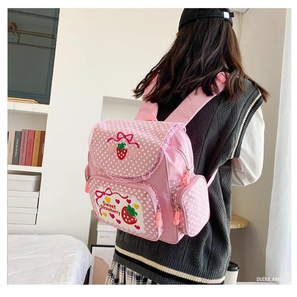 Bolsa Escolar Kawaii suave para niños, resistente a la suciedad, fácil de lavar, gran capacidad